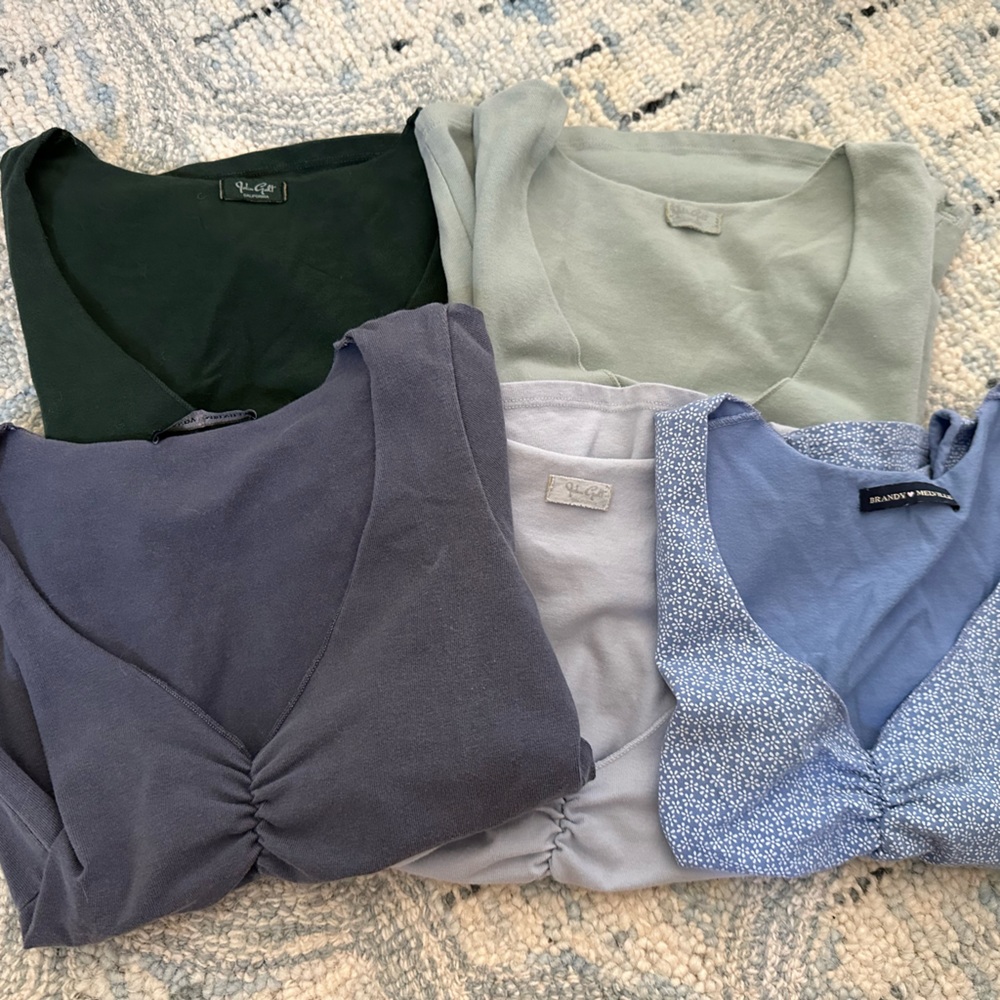 5 Brandy Melville Gina Tops for $40
